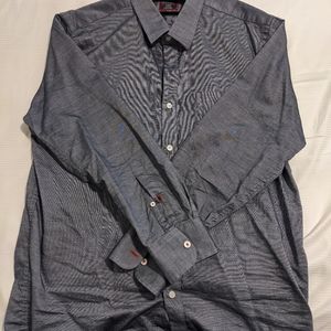 Untuckit xl men's shirt grey slim